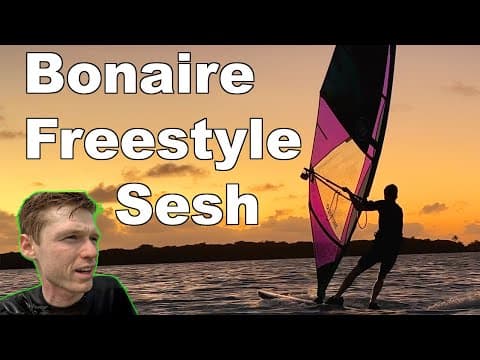 🌅 Day 2 in Bonaire - SUNSET FREESTYLE SESSION 🔥